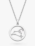 Kit Heath Leo Constellation Pendant Necklace, Silver