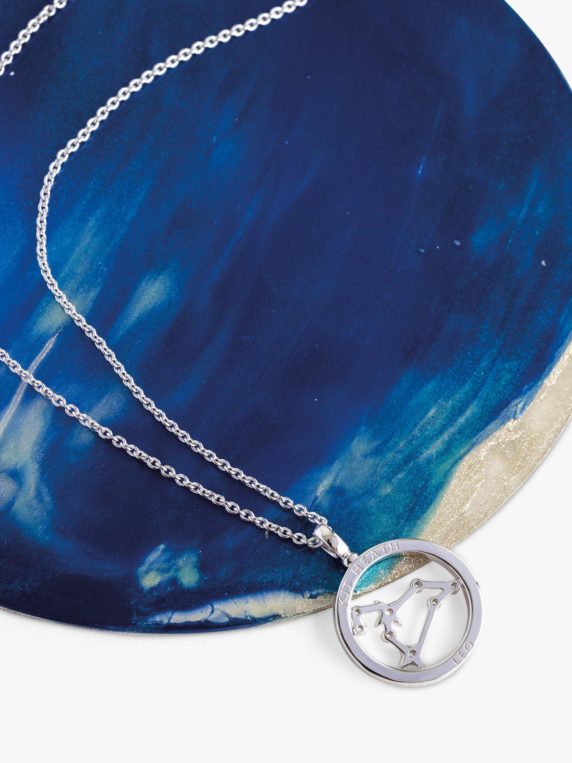 Product image 4 of 5, which shows Kit Heath Leo Constellation Pendant Necklace, Silver