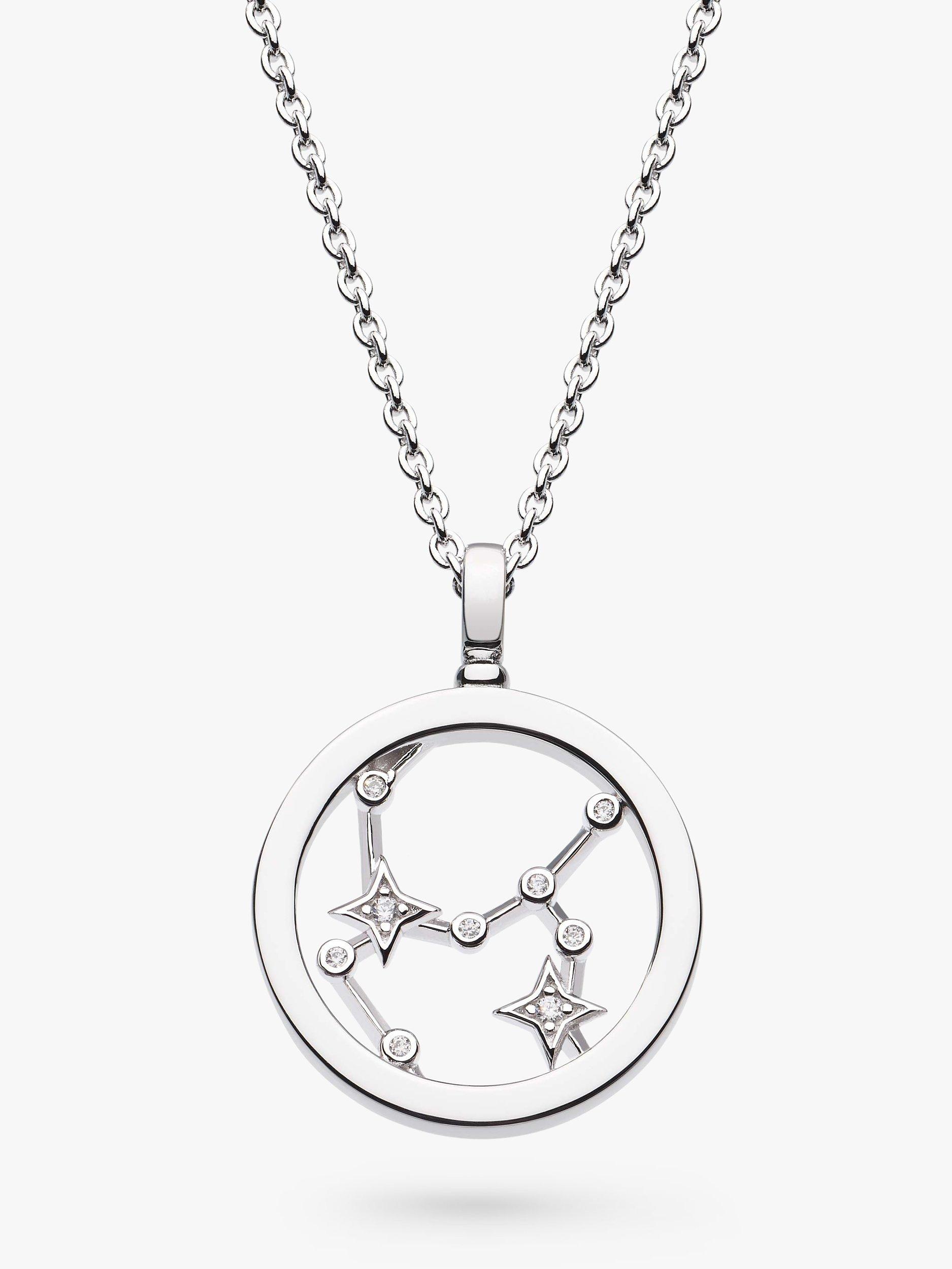 Product image 1 of 5, which shows Kit Heath Sagittarius Constellation Pendant Necklace, Silver