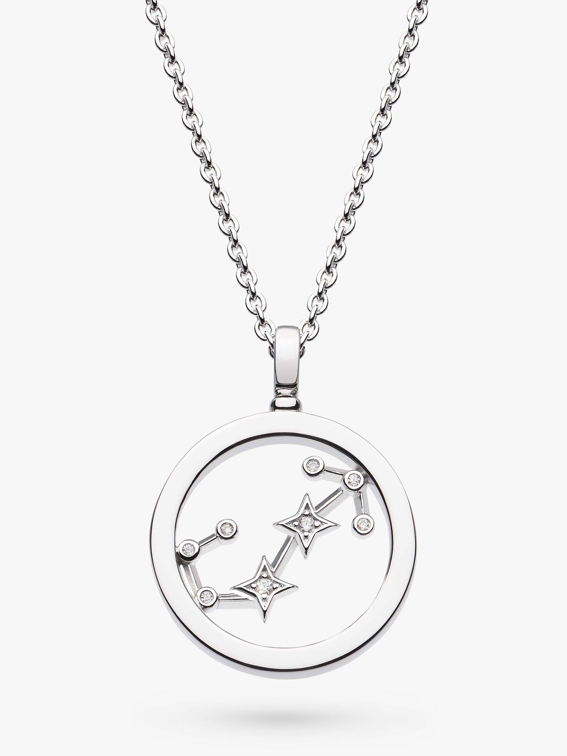 Product image 1 of 5, which shows Kit Heath Scorpio Constellation Pendant Necklace, Silver
