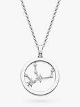 Kit Heath Virgo Constellation Pendant Necklace, Silver