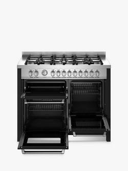Bertazzoni Master Series 110cm Dual Fuel Range Cooker - view 2, Matt Black