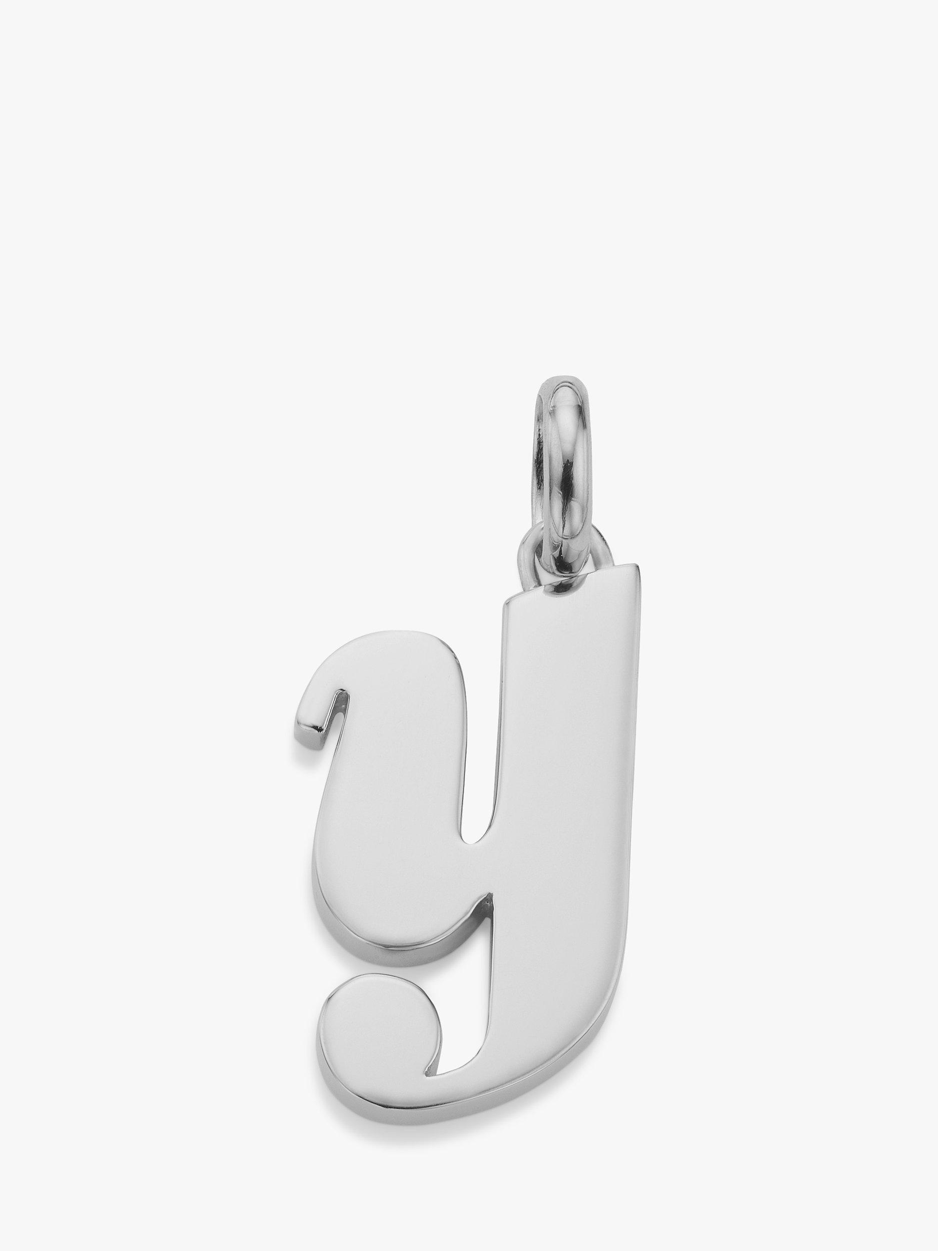 Product image 1 of 2, which shows Monica Vinader Alphabet Charm, Y