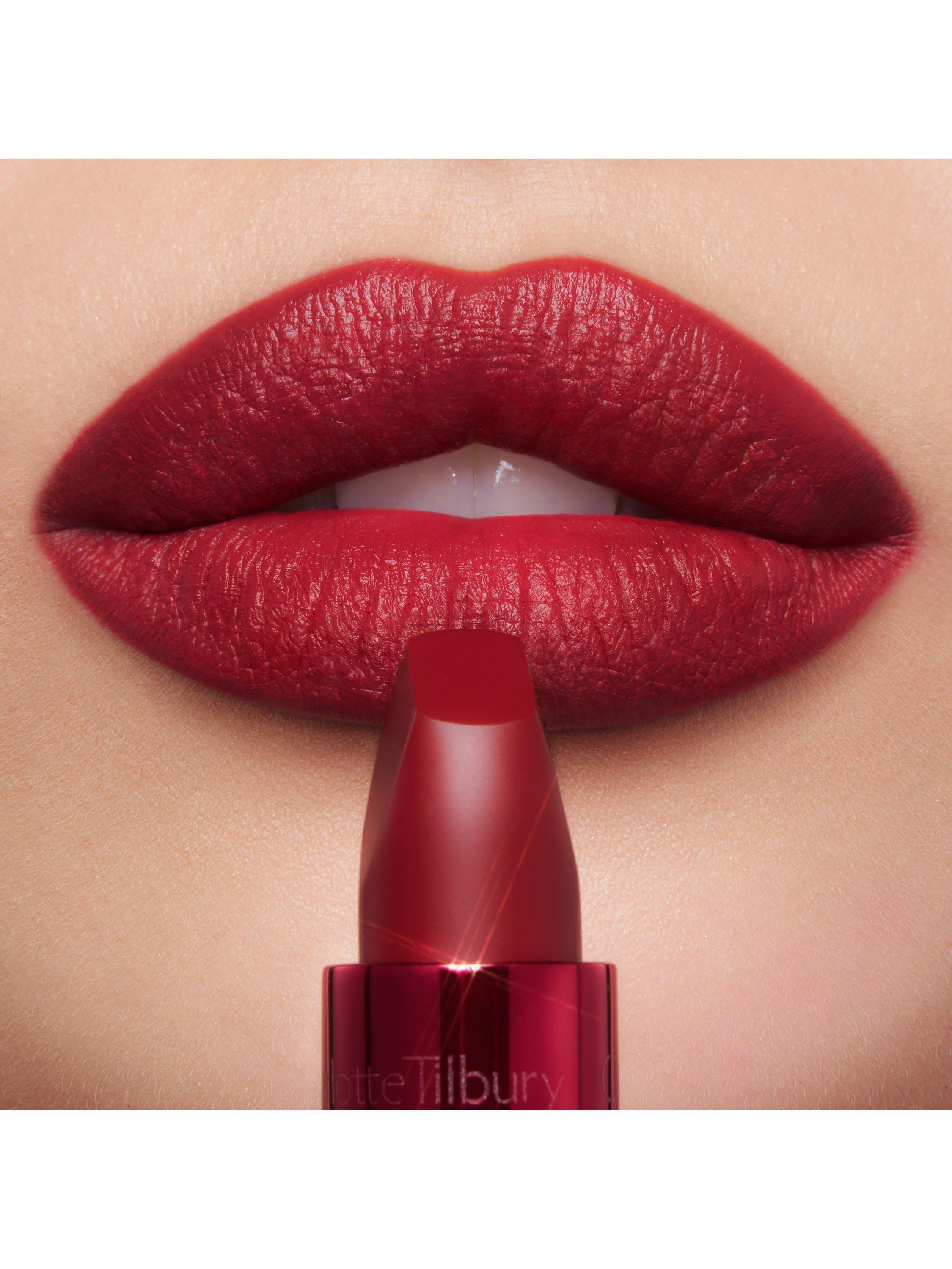 Product image 4 of 4, which shows Charlotte Tilbury Matte Revolution Lipstick, Cinematic Red