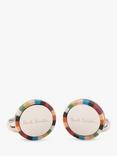 Paul Smith Medgel Stripe Cufflinks, Multi