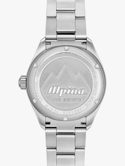 Alpina AL-525GS4AQ6B Men's Alpiner 4 Automatic Bracelet Strap Watch, Silver - view 2, Grey