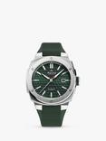 Alpina AL-525GR4AE6 Men's Alpiner Extreme Automatic Silicone Strap Watch, Green