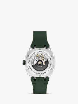 Alpina AL-525GR4AE6 Men's Alpiner Extreme Automatic Silicone Strap Watch, Green - view 2, Green