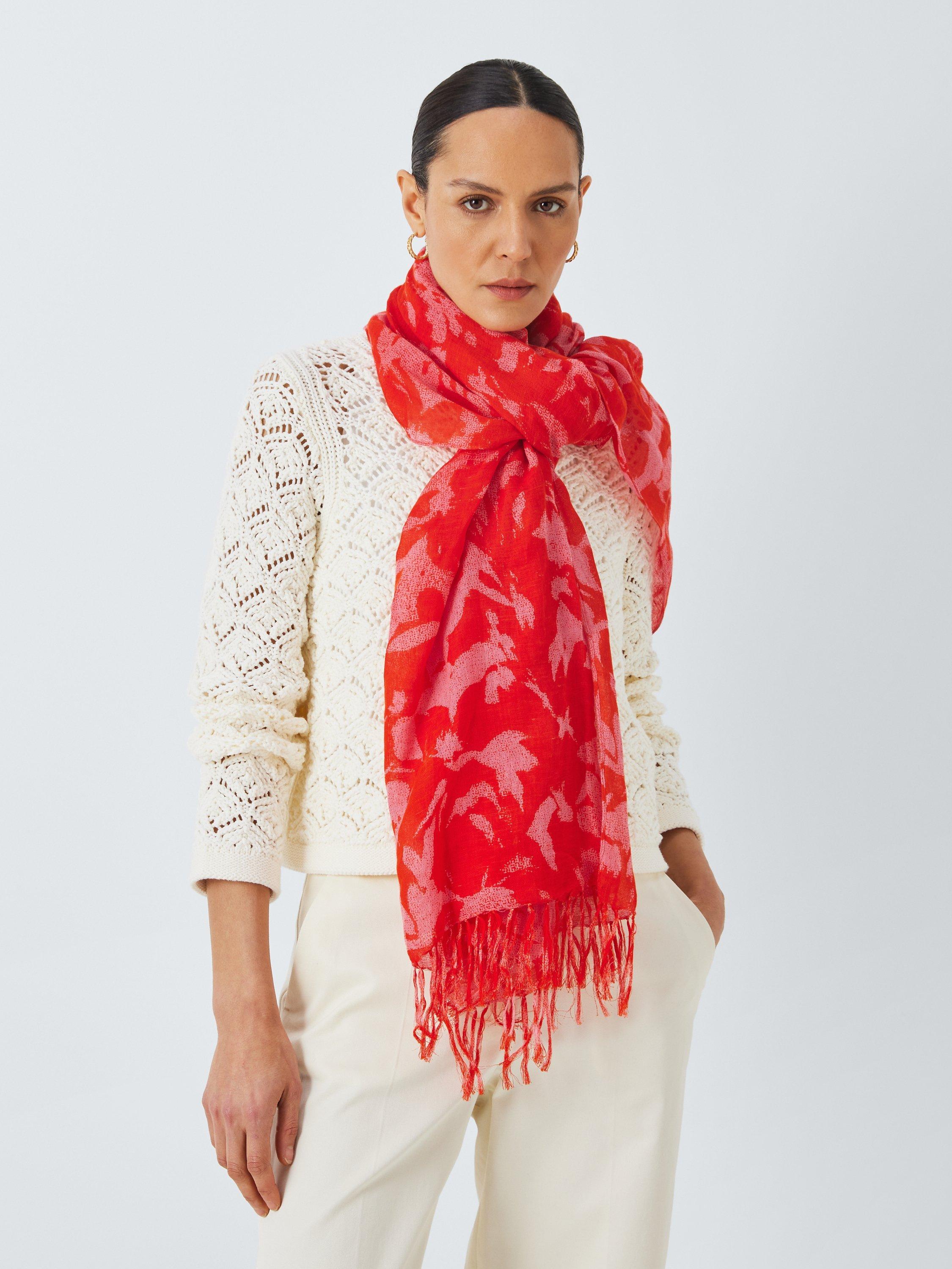 John Lewis Bloom Tassel Scarf