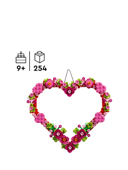 LEGO Heart Ornament Building Toy for Kids 40638 - view 2, Multi