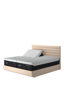 TEMPUR® Arc™ Ergo® Smart Vectra Upholstered Bed Frame, Super King Size, Sand