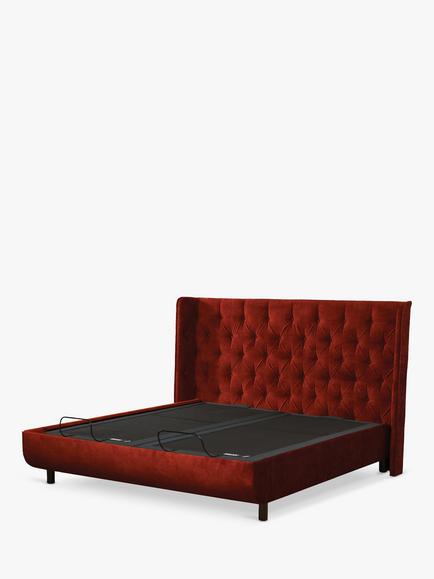 TEMPUR® Arc™ Ergo® Smart Luxury Upholstered Bed Frame, Super King Size, Copper