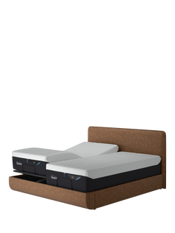TEMPUR® Arc™ Ergo® Smart Form Upholstered Bed Frame, Super King Size - view 2, Brown