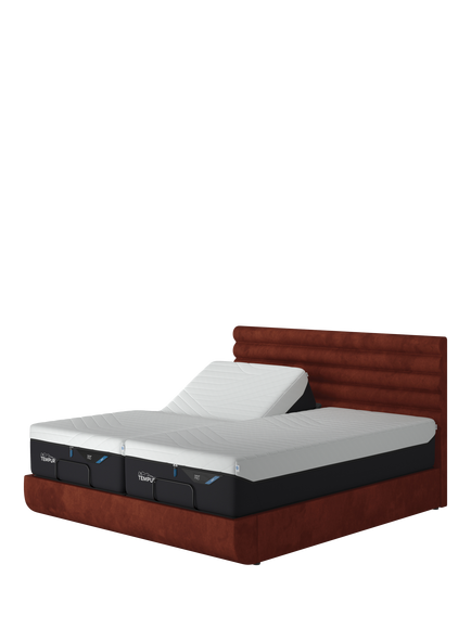 TEMPUR® Arc™ Ergo® Smart Vectra Upholstered Bed Frame, Super King Size, Copper