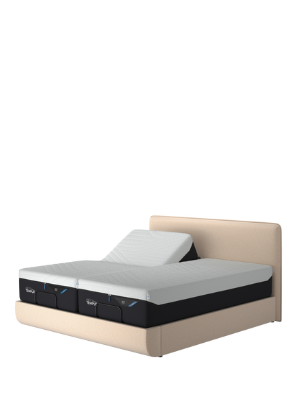 TEMPUR® Arc™ Ergo® Smart Form Upholstered Bed Frame, Super King Size, Sand