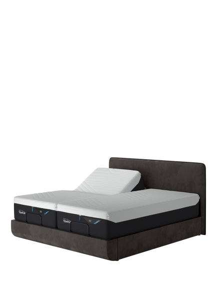 TEMPUR® Arc™ Ergo® Smart Form Upholstered Bed Frame, Super King Size, Dark Grey
