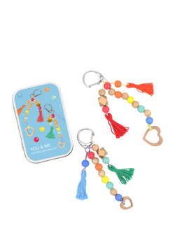 Cotton Twist Tassel Keyring Craft Kit, Multi