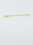John Lewis Opus Single Towel Rail, 45cm, Brass