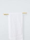 John Lewis Opus Single Towel Rail, 45cm, Brass