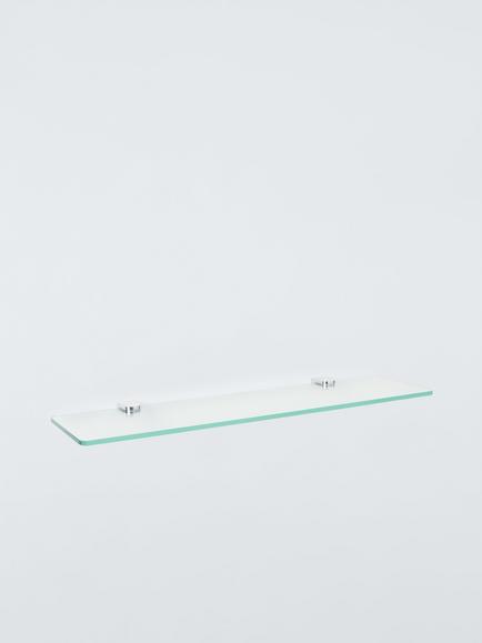 John Lewis Opus Glass Shelf, Chrome