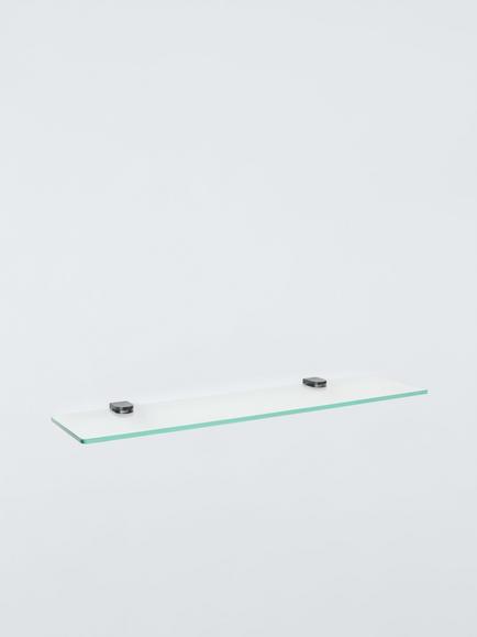 John Lewis Opus Glass Shelf, Black