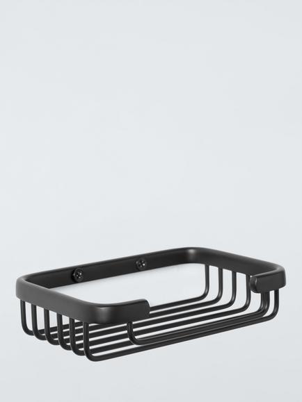 John Lewis Opus Shower Basket, Black