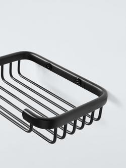 John Lewis Opus Shower Basket - view 2, Black