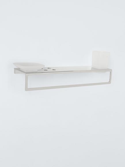 John Lewis Modernist Modular Shelf Unit, Silver, 