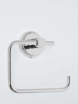 John Lewis Orbit Swing Toilet Roll Holder, Chrome