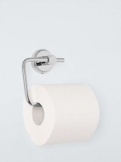 John Lewis Orbit Swing Toilet Roll Holder - view 2, Chrome