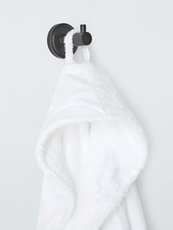 John Lewis Orbit Single Robe Hook - view 2, Black