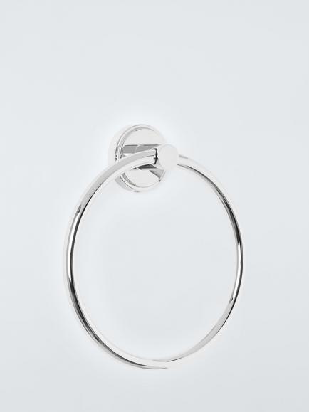John Lewis Orbit Towel Ring, Chrome