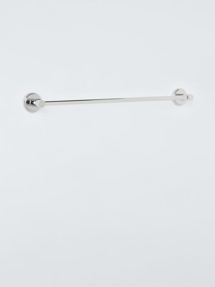 John Lewis Orbit Single Towel Rail, 45cm, Chrome