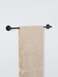 John Lewis Orbit Single Towel Rail, 45cm, Black
