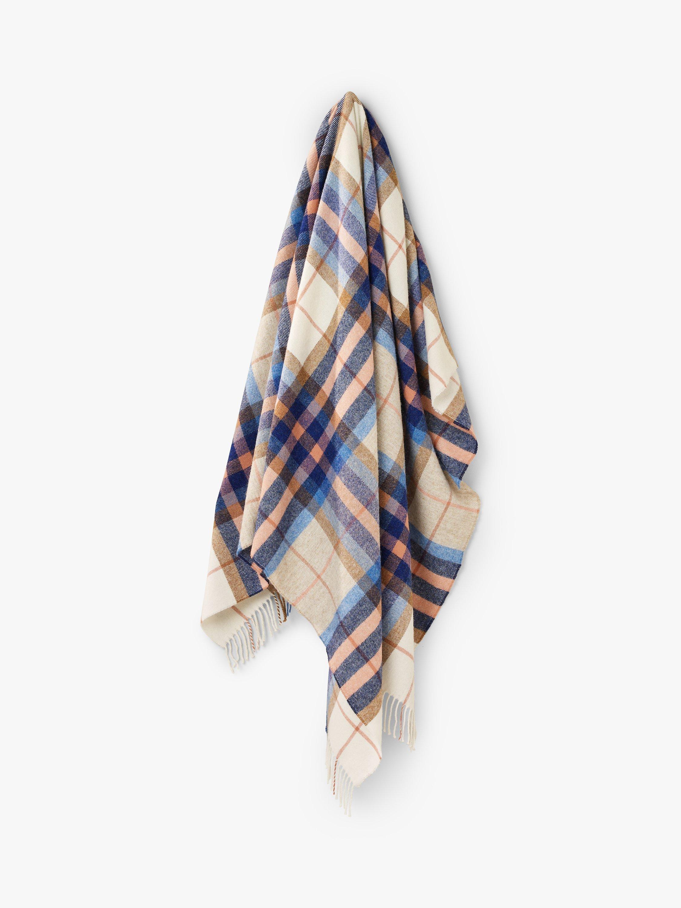 Bronte by Moon Falmouth Shetland Wool Throw, Multi