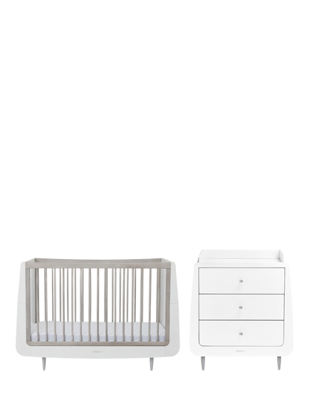 Snüz Snüzkot Skandi 2 Piece Furniture Set, Silver Birch