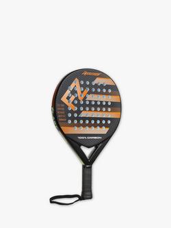 Forza Blast Spin Padel Ball Racket and 1 Tube of 3 Game Balls Set, Black/Orange - view 2, Black/Orange