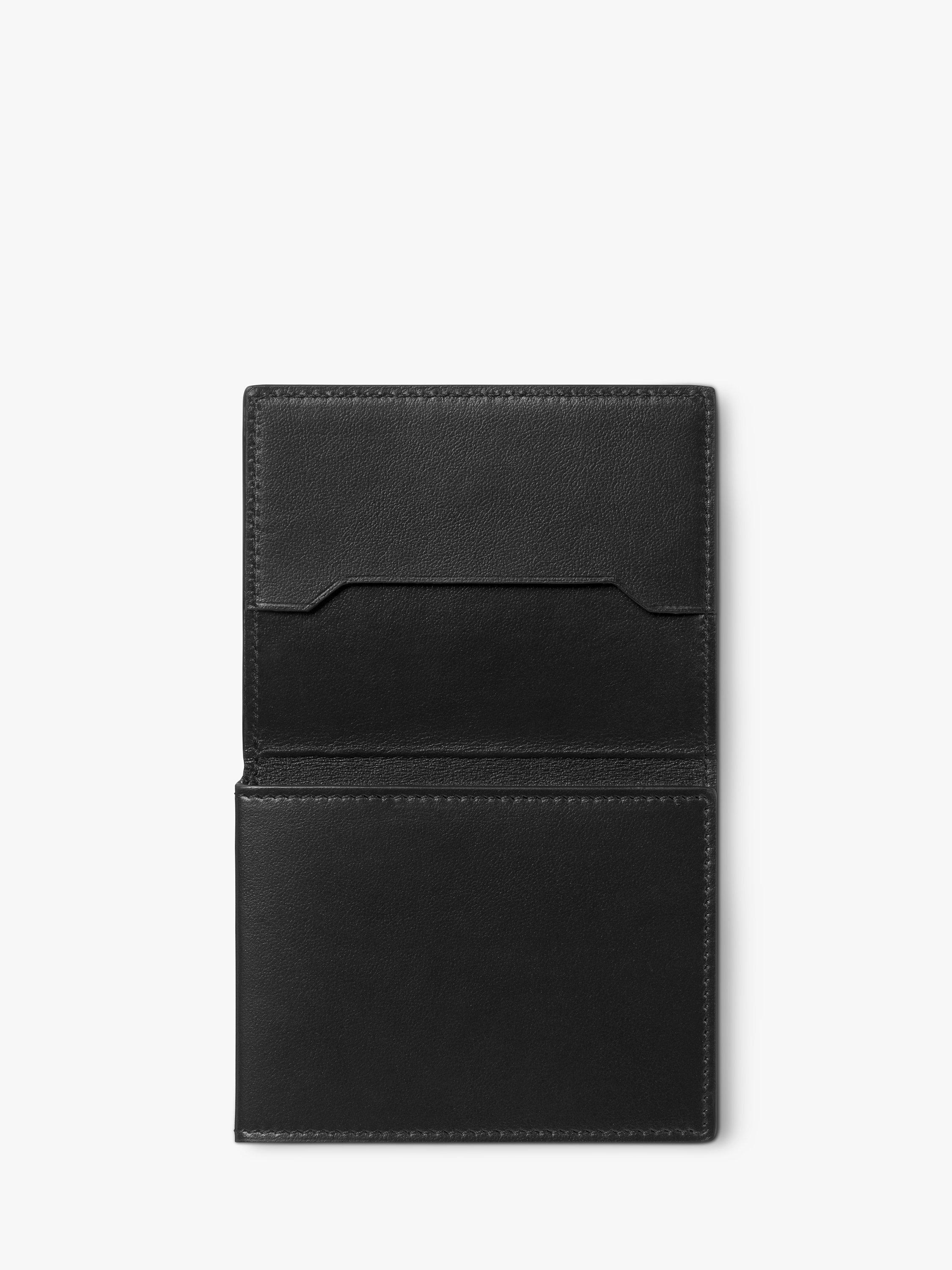 Product image 2 of 5, which shows Montblanc Trio Card Holder, Black