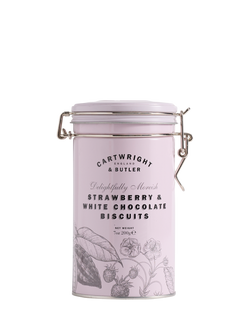 Cartwright & Butler Strawberry & White Chocolate Biscuits, 200g, Multi