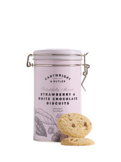 Cartwright & Butler Strawberry & White Chocolate Biscuits, 200g - view 2, Multi