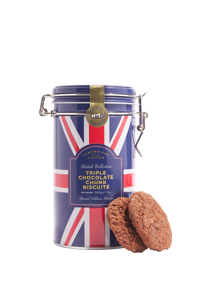 Cartwright & Butler British Collection Triple Choc Chunk Biscuits, 200g - view 2, Multi