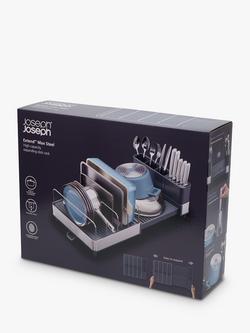 Joseph Joseph Extend Max Steel Dish Rack - view 2, Anthracite