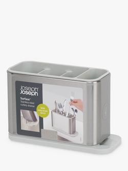 Joseph Joseph Surface Cutlery Drainer - view 2, Light Stone
