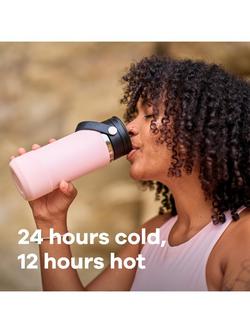 Hydro Flask Double Wall Vacuum Insulated Stainless Steel Wide Mouth Travel Mug, 355ml - view 2, Black