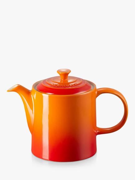 Le Creuset Stoneware Grand Teapot, 1.3L, Volcanic