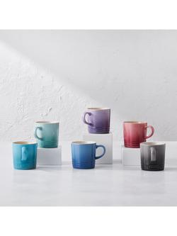 Le Creuset Stoneware Mugs, 350ml, Set of 6, Assorted - view 2, Assorted