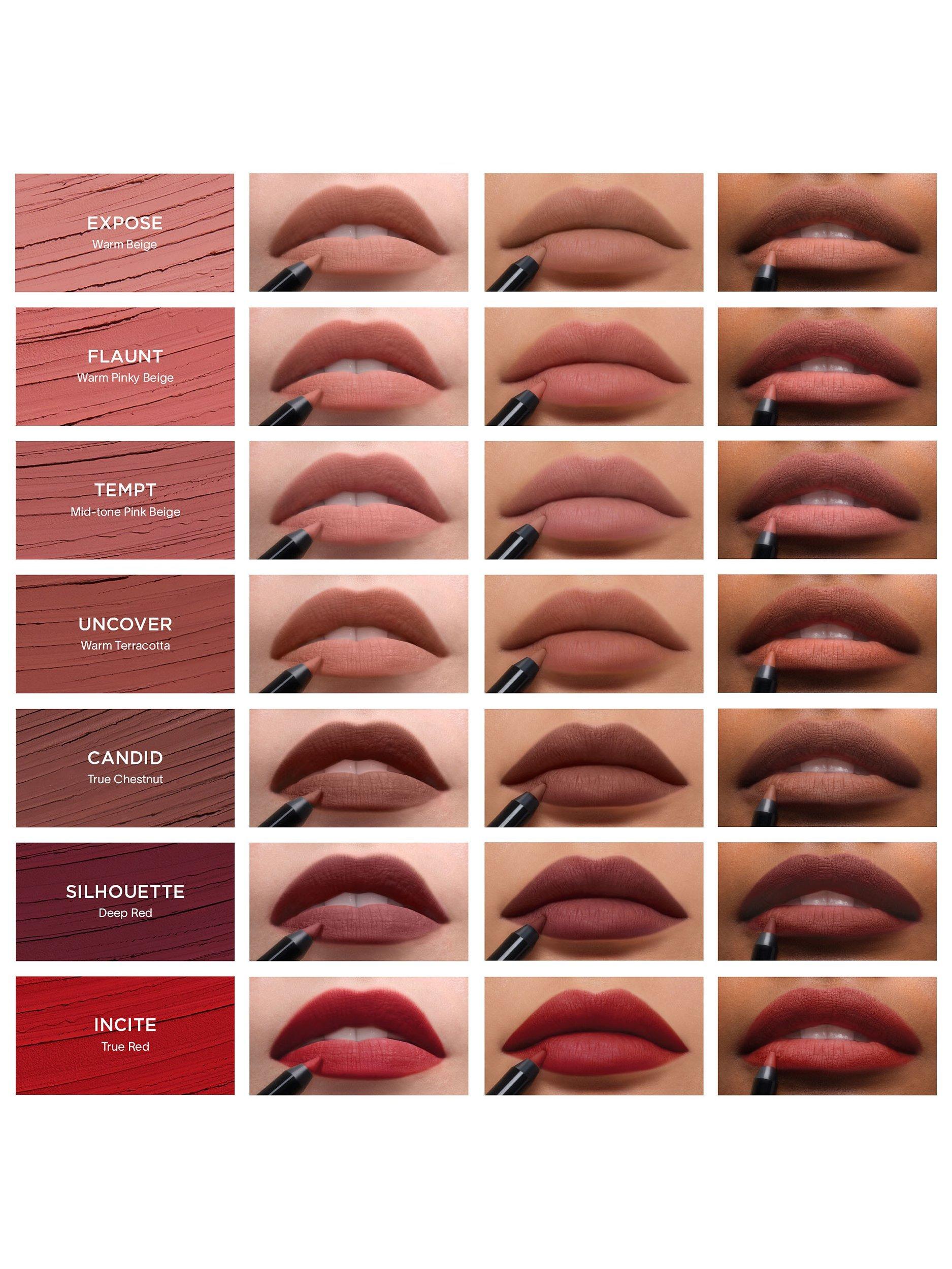 Product image 3 of 7, which shows Hourglass Shape and Sculpt Lip Liner, 4 Uncover