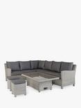 KETTLER Palma Signature 7-Seater Standard Corner Garden Lounging/Dining Set with Glass Top High/Low Table