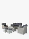 KETTLER Palma Signature 7-Seater Garden Lounging/Dining Set with Glass Top High/Low Table