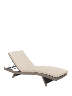 KETTLER Charlbury Sun Lounger, Natural, Natural